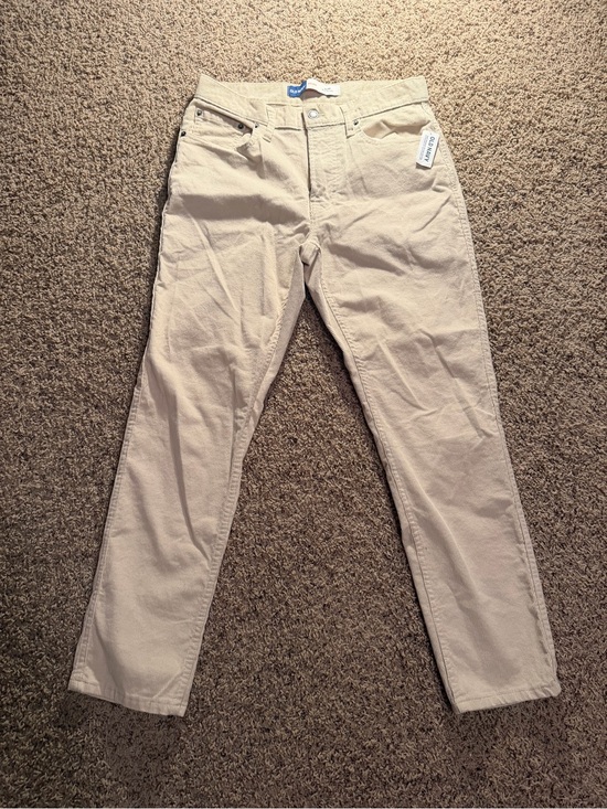 Old Navy Other - Old Navy men’s Built-In Flex Slim Corduroy Pants Beige size 30 x 30 brand new